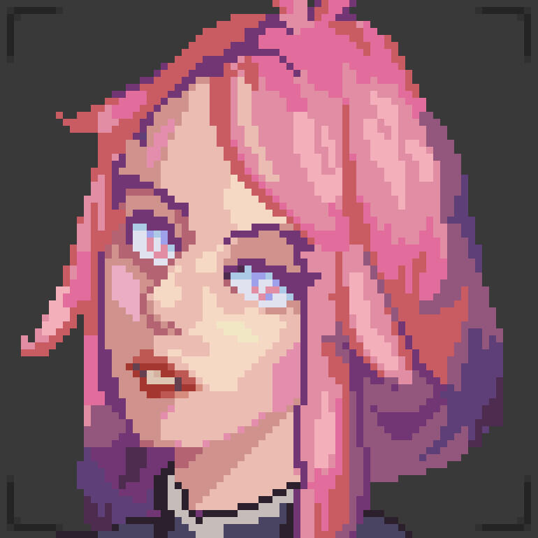 Pink Girl Portrait